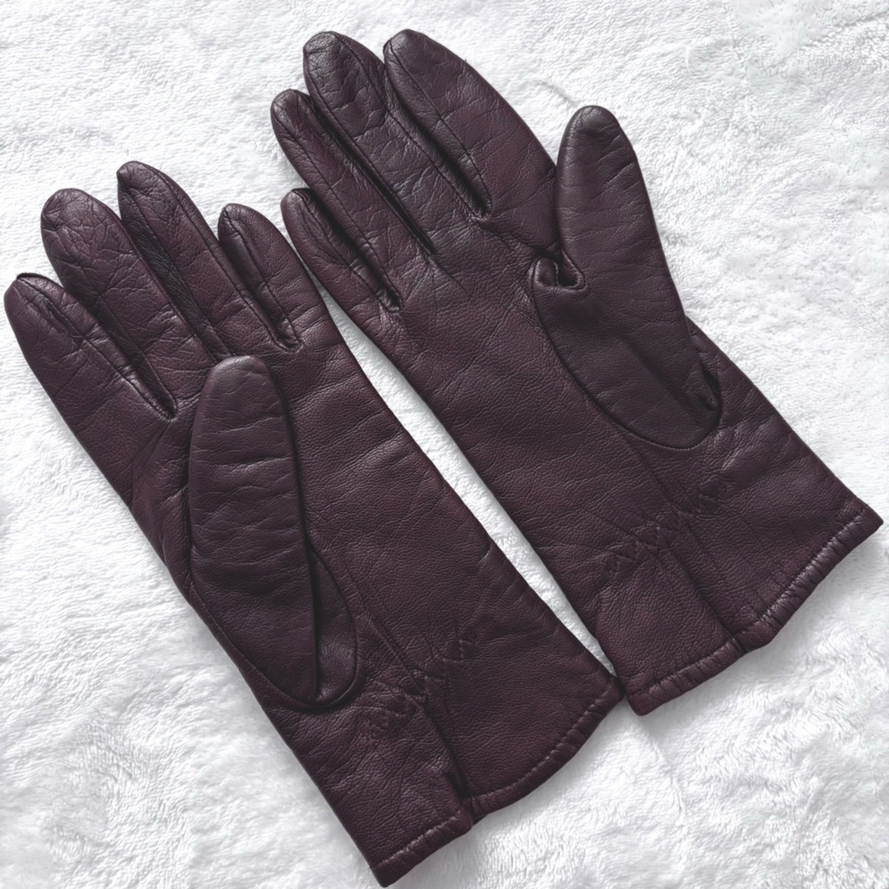 FOWNES Vintage Thinsulate Brown Leather Gloves--6.5 - Picture 3 of 10